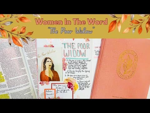 Women In The Word | The Poor Widow|Mark 12 #biblestudy #womeninthebible