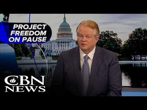U.S. Pauses Operation to Help Trapped Cargo Ships Cross Hormuz | News on The 700 Club - May 6, 2026