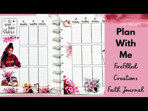 PWM| FireFilled Creations Faith Devotional Setup for February 17-23 #planwithme