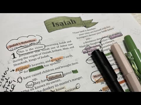 📖✍🏻Reading and Marking-up Isaiah