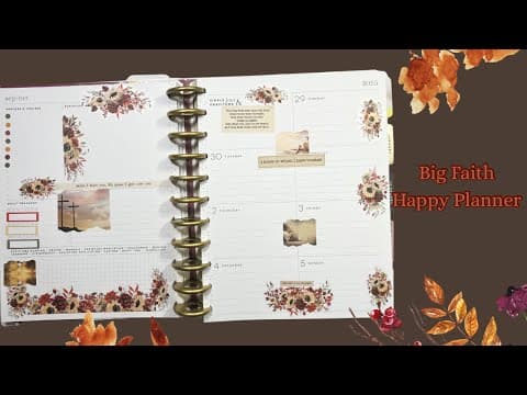 Plan With Me | Big Happy Planner Faith| #plannercommunity #faithplanner 
