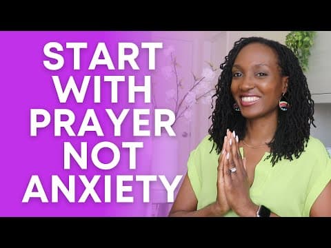 Calming Prayer to Start Your Day with Ease When You Feel Anxious | Guided Morning Prayer