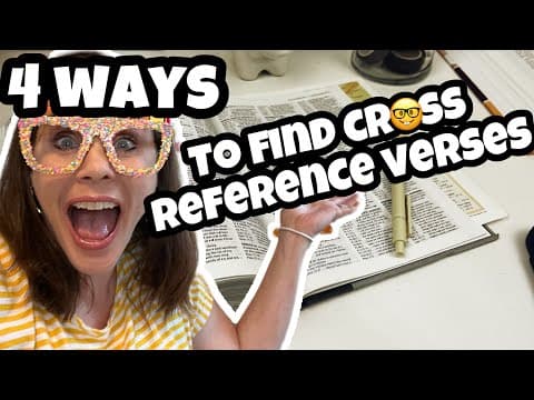 Crash Course: Cross Reference Verses (in Bible Study)