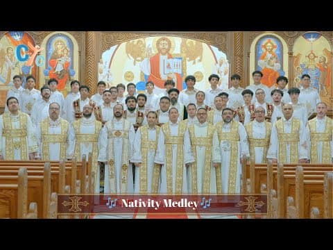 🎶 Nativity Medley 🎶 ميدلي عيد الميلاد 🎶 by St. Meena Coptic Orthodox Church's Chorus #christiansong