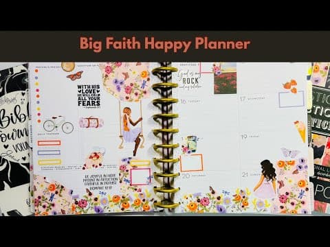 Plan With Me| Big Faith Happy Planner 