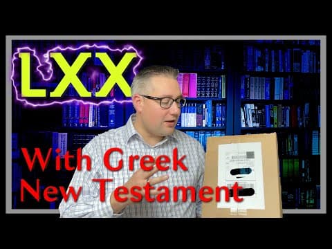 EXCITING 📦 UNBOXING! LXX W/ Greek NT (Septuagint)