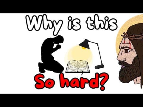 Why it's so hard to pray explained in 3 minutes
