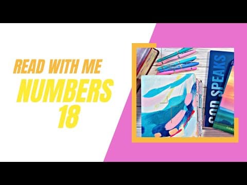 Numbers 18  #biblestudy #biblecommentary #religiouseducation #studywithme