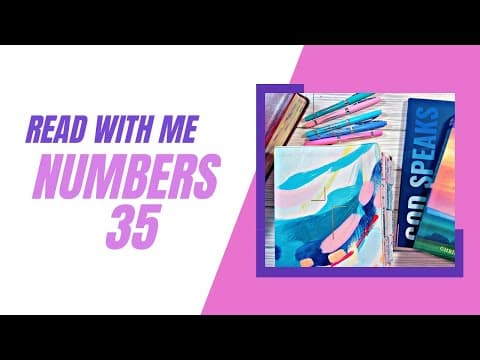 Numbers 35  #biblestudy #biblecommentary #religiouseducation #studywithme