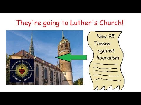 GLOBAL Reconquista conference in Wittenberg Germany this October 31st (Contend for the Faith)