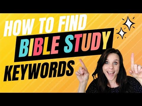 How to Use STEP BIBLE WEBSITE to Define KEYWORDS & Find CROSS REFERENCE Verses!