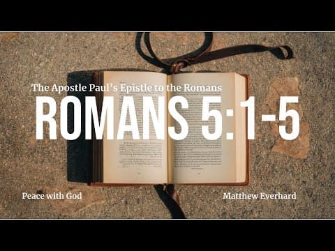 Romans 5:1-5. [Sermon]. "Peace with God."