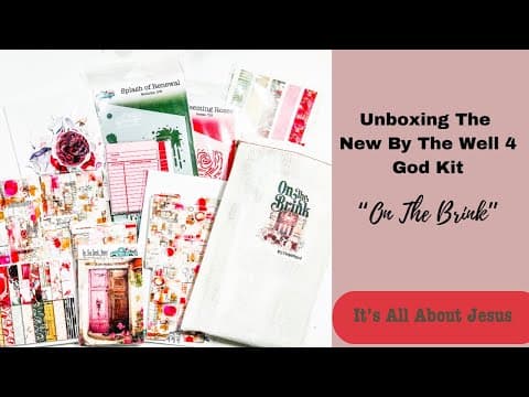 Unboxing Of The February By The Well 4 God Kit| #biblejournalingcommunity #biblejournalling