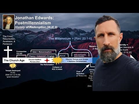 Jonathan Edwards: Postmillennial Eschatology (CHART)