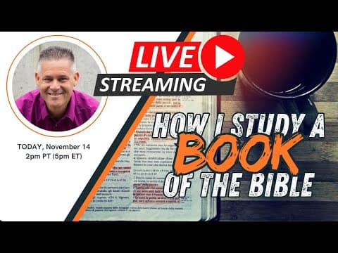 My EXACT Process for Studying a BOOK of the Bible (LIVE DEMO)