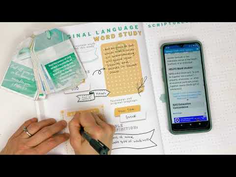 Biblical Word Study (Full Length Step-by-Step Tutorial) PEACE