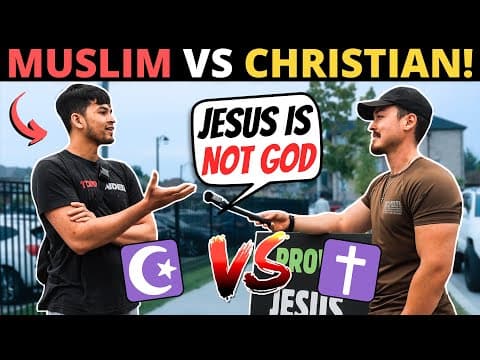 MUSLIMS TRY TO CHALLENGE CHRISTIAN! (Doesn't End Well...)