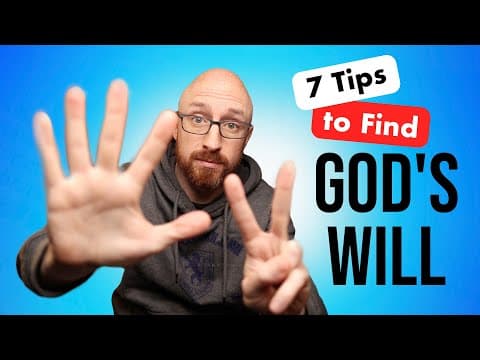 How to Find God's Will 🤔 (7 Tips)