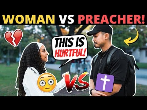 WOMAN CHALLENGES STREET PREACHER! (Was She Correct..?)