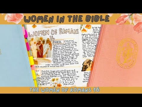 Women In the Word | Women of Romans 16| #womeninthebible #biblestudy