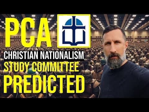 I Predict EXACTLY the PCA Christian Nationalism Report Long Before it Comes Out