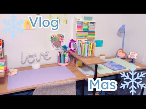 Vlogmas : New Desk Setup