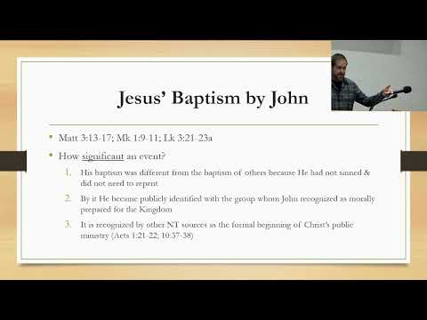 6-Life of Christ: The Beginning of Christ's Ministry ,pt1