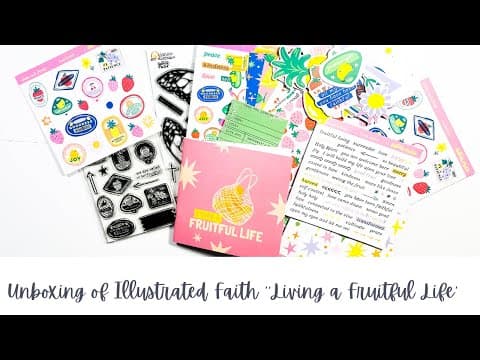 Illustrated Faith’s Living a Fruitful Life | #biblejournalingcommunity #biblejournalling