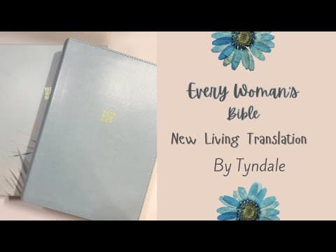Every Woman’s Bible | New Living Translation | #biblereview #womensbiblestudy