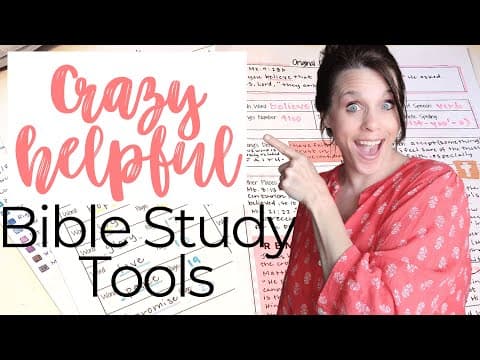 My Favorite NEW Bible Study Tools to Help you UNFOLD TRUTH!