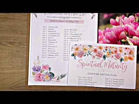 April’s Faith Plans