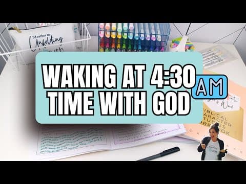 My Morning Quiet Time!