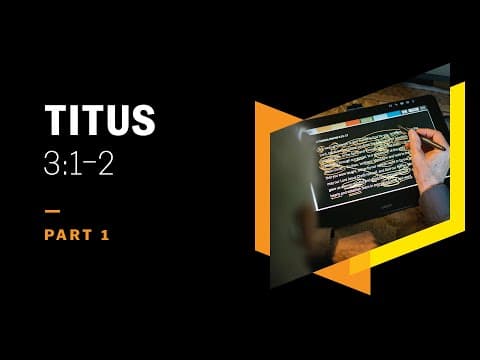 Christians Go Beyond Compliance: Titus 3:1–2, Part 1