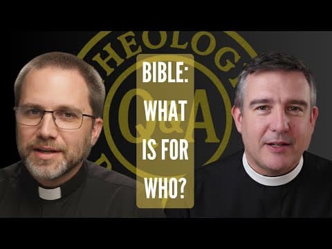 Q&A: Which parts of the Scripture are for everyone?