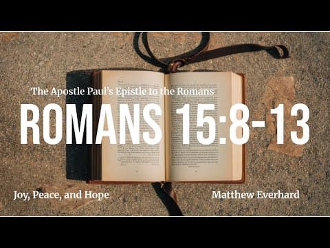 "You Have a Hole in Your Heart." [Sermon] Romans 15:8-13.