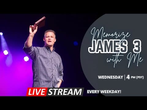 Memorize James with Me! (Wednesday = Chapter 3)
