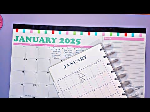 January Faith Planning : Goals, Plans, and Changes