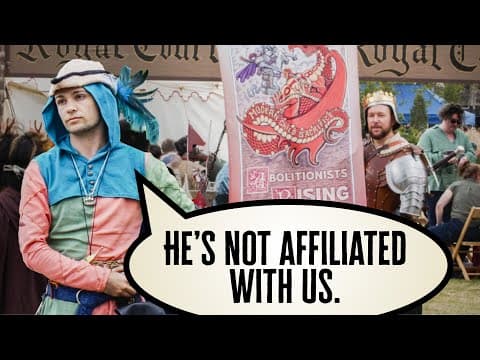 Abolitionist Goes to the Medieval Fair
