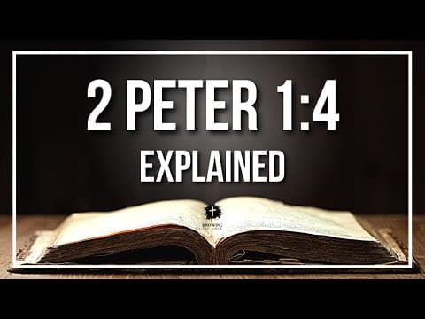 2 PETER 1:4 Explained | 2 PETER 1:4 Meaning According to the Bible [KJV]