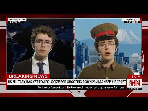 Fake News Network Reacts to Pearl Harbor (1941, Colorized)