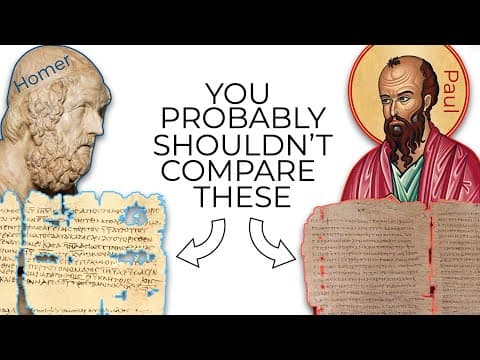 The use and abuse of comparing the biblical manuscripts to the rest of the ancient world