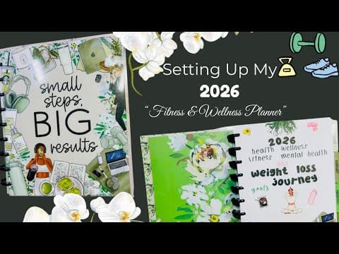 Setting Up My 2026 Fitness/Wellness Planner and Health Update