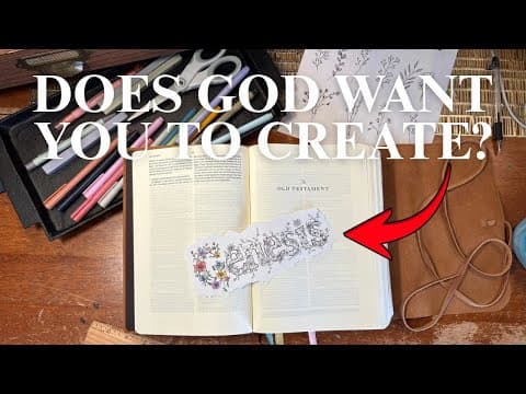Bible Journaling Genesis | Color With Me | prayerful worship