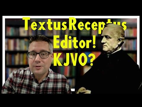 Scrivener: KJVO? Textus Receptus? Majority Text. He resists modern classification.