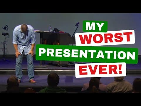 3 Lessons from My Worst Presentation Ever