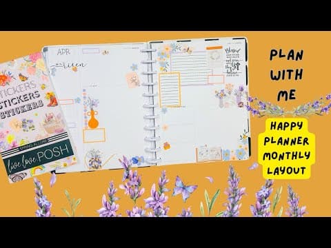 Plan With Me| Happy Planner Monthly Layout| Bible Study| #happyplanner #planwithme
