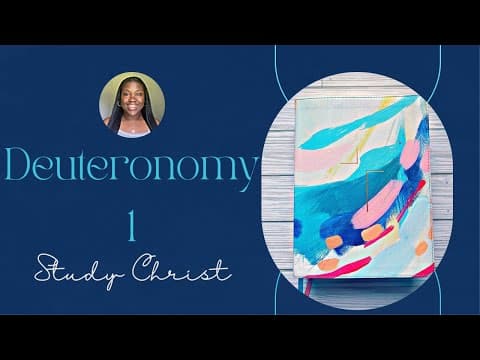 Deuteronomy 1  #deuteronomy #biblestudy #studywithme #religiouseducation