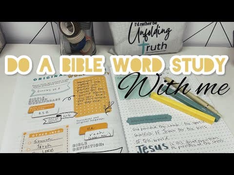 Hebrew Word (Topic) Study/ Jehovah Jireh Bible/ The Lord Provides