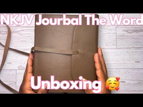 NKJV Journal the Word Bible
