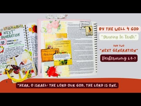 By The Well 4 God| Growing In Truth| Day Two: Next Generation | #biblejournaling